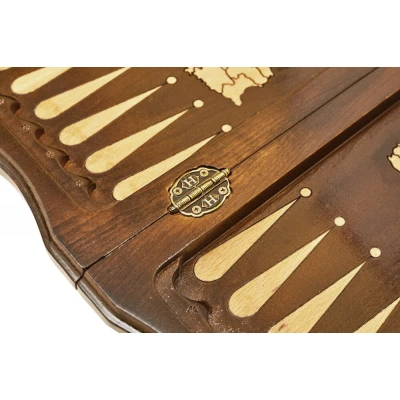 Шахматы + Нарды резные Арарат-2 40, Haleyan