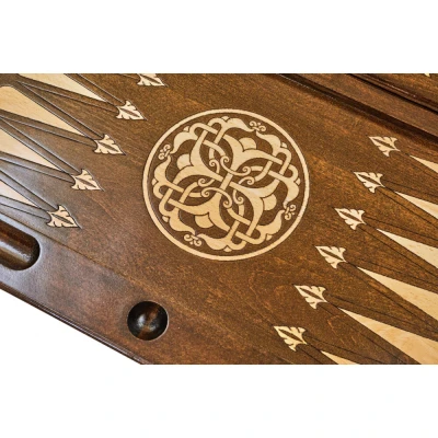 Нарды резные  Армянский узор 8  60  Haleyan