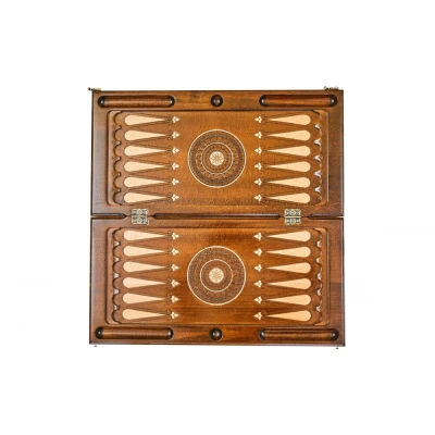 Шахматы + нарды резные Эндшпиль 1 50, Simonyan