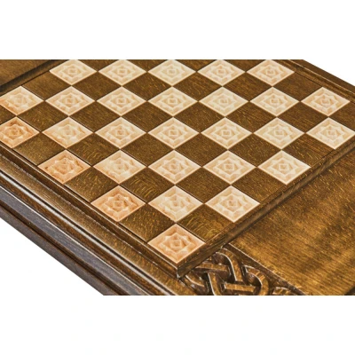 Нарды резные  Армянский узор 7  60  Haleyan