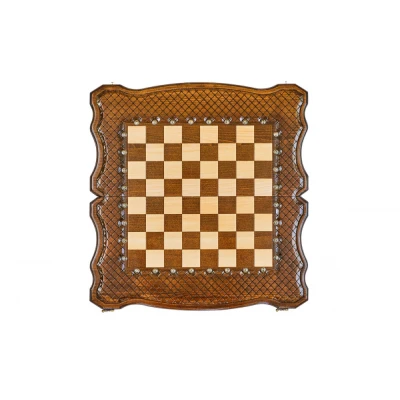 Шахматы + нарды резные Эндшпиль 2 60, Simonyan