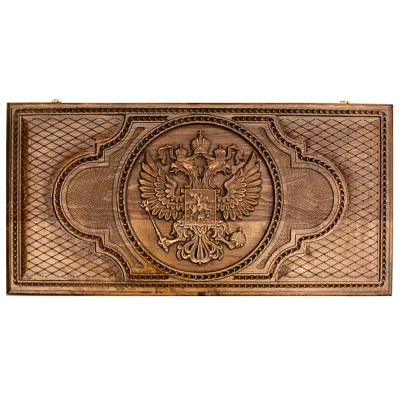 Нарды резные Герб РФ, Mkhitaryan