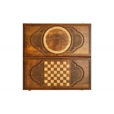 Нарды резные Бесконечность 2  60  Zakaryan