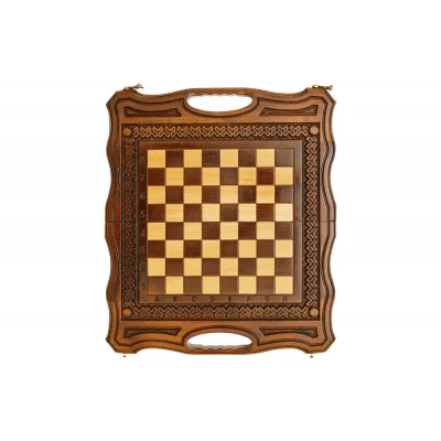 Шахматы + нарды резные Бриз 2 40, Haleyan