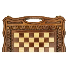 Шахматы + нарды резные Бриз 2 40, Haleyan