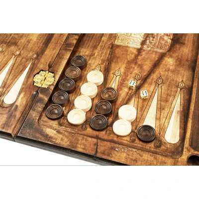 Нарды резные  Армянский узор 1  Mkhitaryan