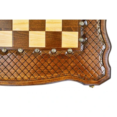 Шахматы + нарды резные Эндшпиль 2 60, Simonyan