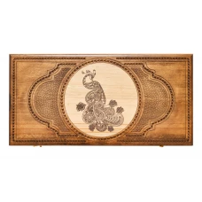 Нарды резные Павлин 60, Zakaryan