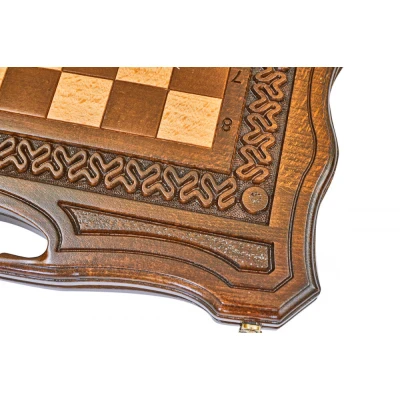 Шахматы + нарды резные Бриз 2 50, Haleyan