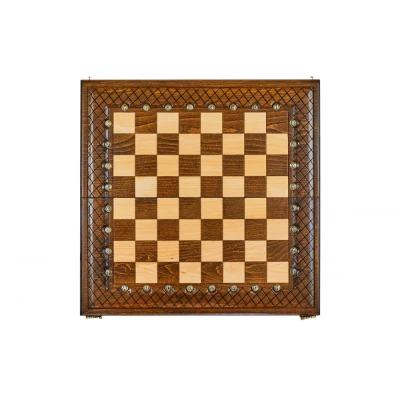 Шахматы + нарды резные Эндшпиль 1 60, Simonyan