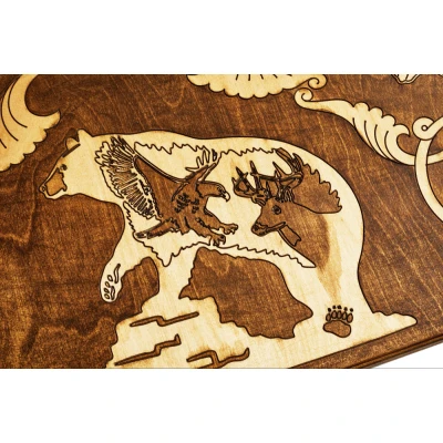 Нарды резные Дикий мир, Ustyan