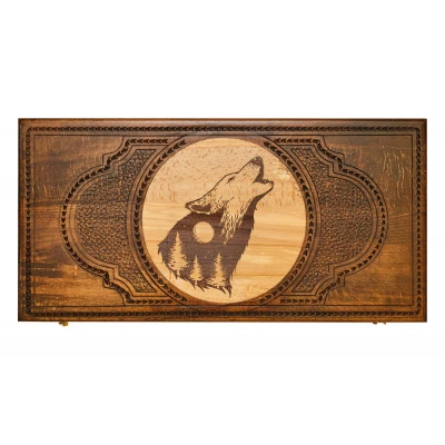 Нарды резные Волк 60, Zakaryan