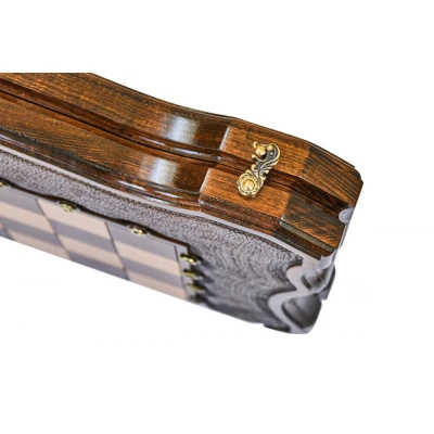 Шахматы + нарды резные Гамбит 2 60, Simonyan