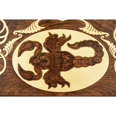 Нарды резные Скорпион 2, Ustyan