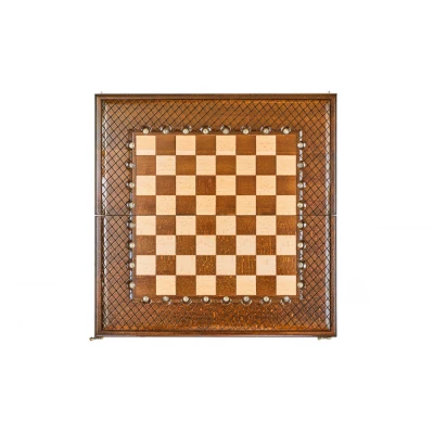 Шахматы + нарды резные Эндшпиль 1 50, Simonyan