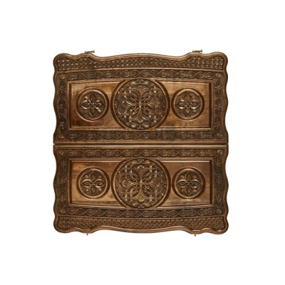 Нарды резные  Армянский узор 12   60  Haleyan