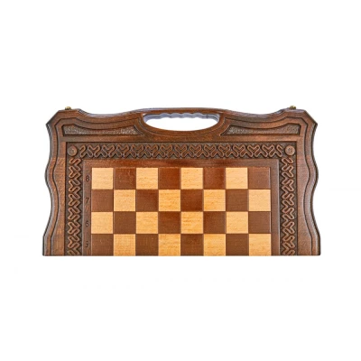 Шахматы + нарды резные Бриз 2 50, Haleyan