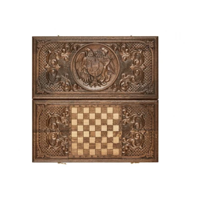 Нарды резные Герб Армении 2 50, Mhitaryan