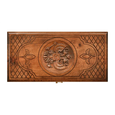 Нарды резные Герб РФ-2 40, Ustyan