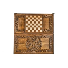 Нарды резные  Армянский узор 7  60  Haleyan