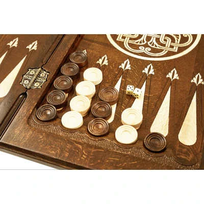 Нарды резные Армянский узор 13   60  Haleyan