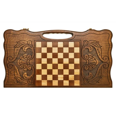 Нарды резные Арарат и Хорвирап 3  с ручкой 60  Haleyan