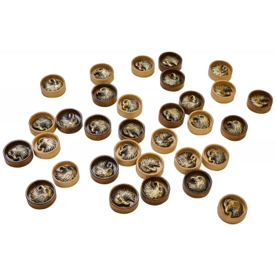 Набор фишек для нард  Орел с бронзой 210  Haleyan