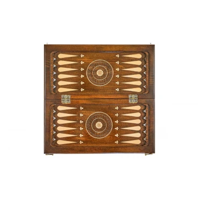 Шахматы + нарды резные Эндшпиль 1 60, Simonyan