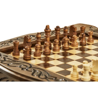 Шахматы резные в ларце 40, Ustyan