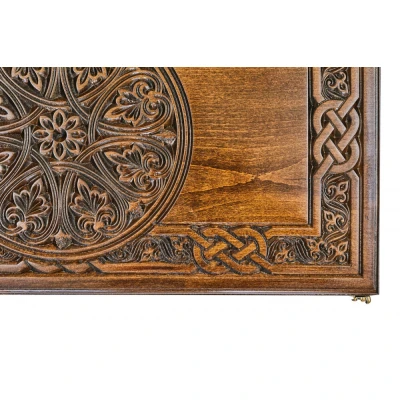 Нарды резные  Армянский узор 8  60  Haleyan