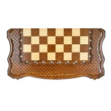 Шахматы + нарды резные Эндшпиль 2 60, Simonyan