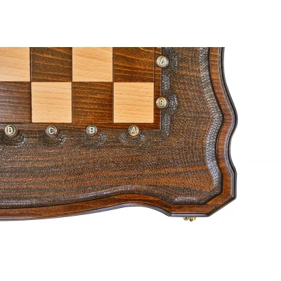 Шахматы + нарды резные Гамбит 2 60, Simonyan