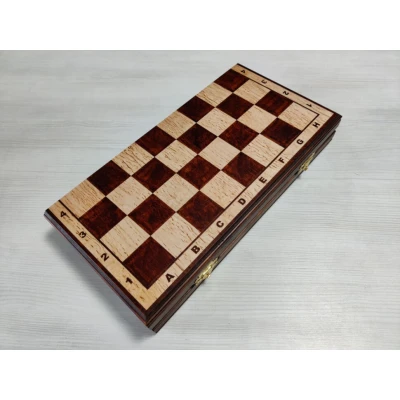 Шахматная доска из карельской березы 40 см с матовая , Ivan Romanov