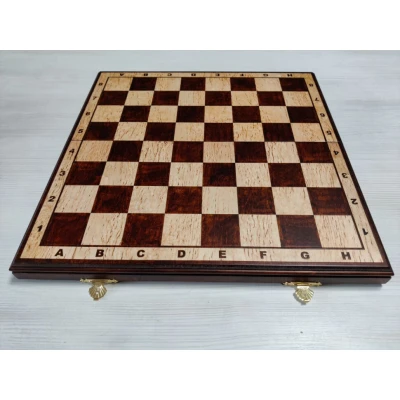 Шахматная доска из карельской березы 40 см с матовая , Ivan Romanov