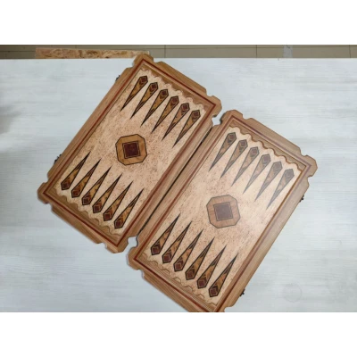 Нарды Орнамент из карельской березы и дуба, Ivan Romanov