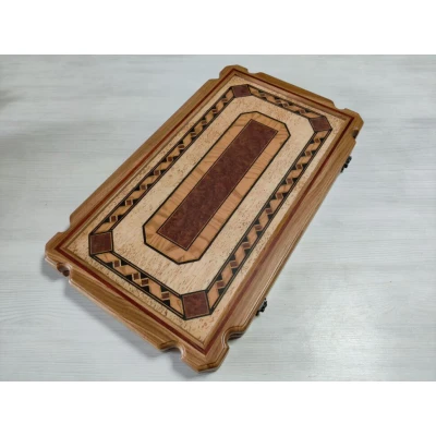 Нарды Орнамент из карельской березы и дуба, Ivan Romanov