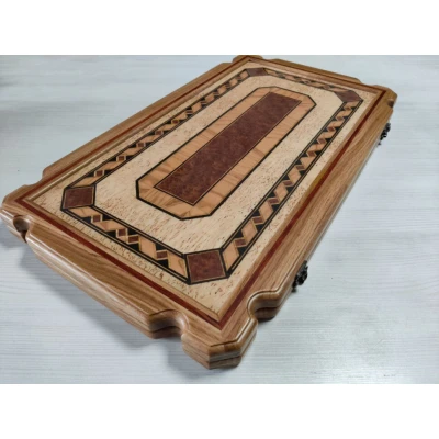 Нарды Орнамент из карельской березы и дуба, Ivan Romanov