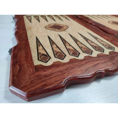 Нарды Орнамент из карельской березы и красного дерева, Ivan Romanov