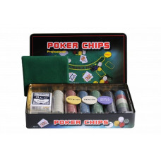 Набор для покера Holdem Light на 300 фишек с пластиковыми картами